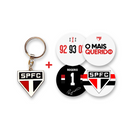 4 ADESIVOS + CHAVEIRO (SPFC)